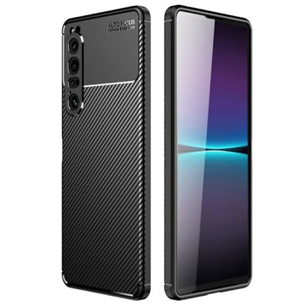 Xperia 1 IV Iskunkestävä ohut kansi FullCarbon V4