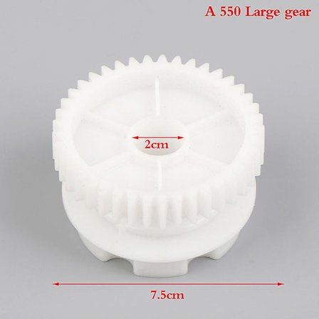 Høj kvalitet Børns Elektrisk Bil Plast Gear 550 390 Gearkasse Gear Til Elektriske Baby Biler Elektrisk Køretøj Metal Gear Ny [DmS]