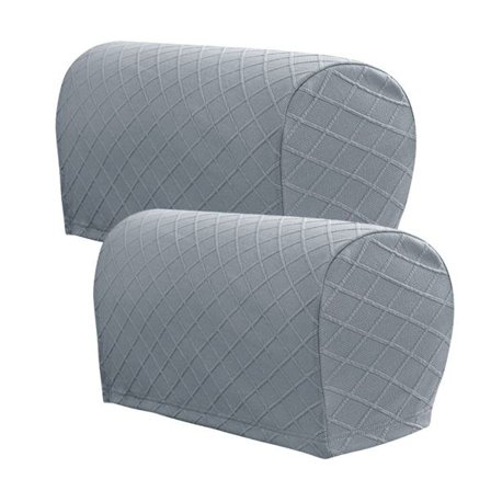 2kpl käsinojan päällinen sohvan cover VAALEANHARMAA