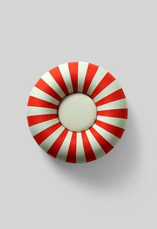 Studio About Float Sittepute rød-mint Ø80