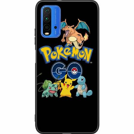Xiaomi Redmi 9t Svart Skal Pokemon