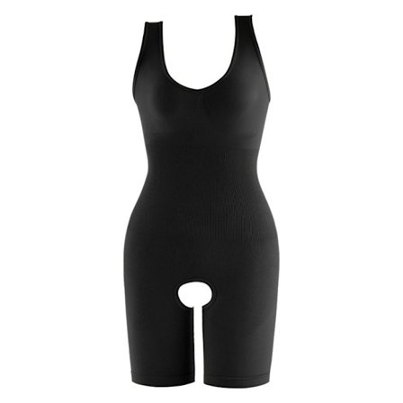 Bodysuit Shapewear Slankende Undertøy SVART XL/XXL