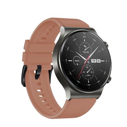 Silikonrem for Huawei Watch GT 2 / 3 / 4 / 2 Pro / 3 Pro / 4 Pro / GT 2e - burgunder