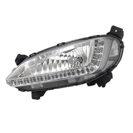 Auton LED DRL Sumuvalo Hyundai Santa Fe IX45 2013-2017 Automaattiseen ajovaloon Päiväajovalo Bu