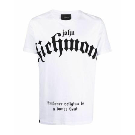 John Richmond T-Shirt , Wit , Heren , Maat: L
