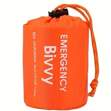 1 stk. PE-isolert nødpsovepose, utendørs sovepose, utendørs førstehjelpspleddpose [DB]