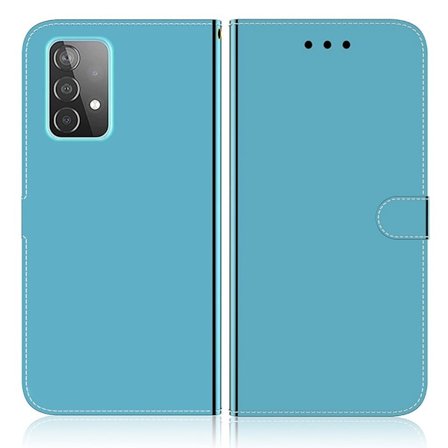 Mirror Samsung Galaxy A52 5G flip case - Sininen