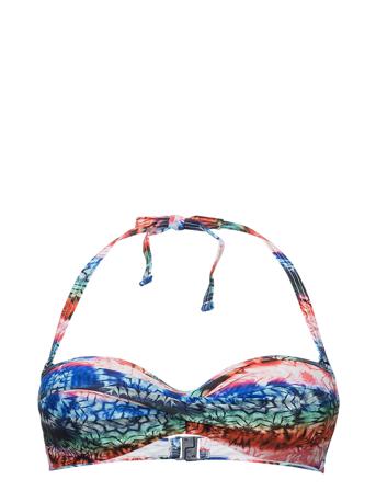 Women Beach Tops With Wire Padded Bra Esprit Bodywear Women Blue
