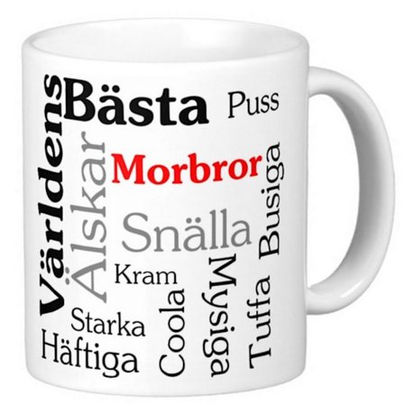 Mugg - Världens bästa morbror