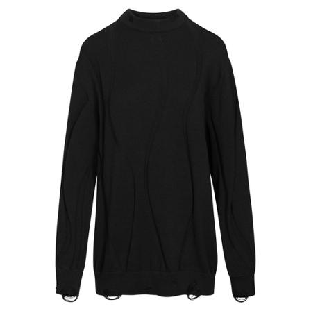 Han Kjøbenhavn Boyfriend Knit Sort, Dame Striktrøjer