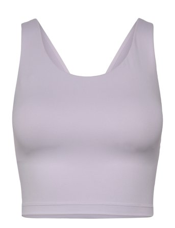 Adidas Performance All Me Medium Support Long Line Bra Tank Lila