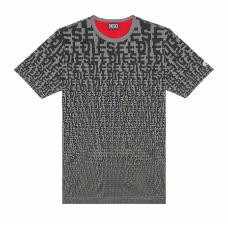 Diesel, T-Shirts Szary, Mężczyzna, Rozmiar: M