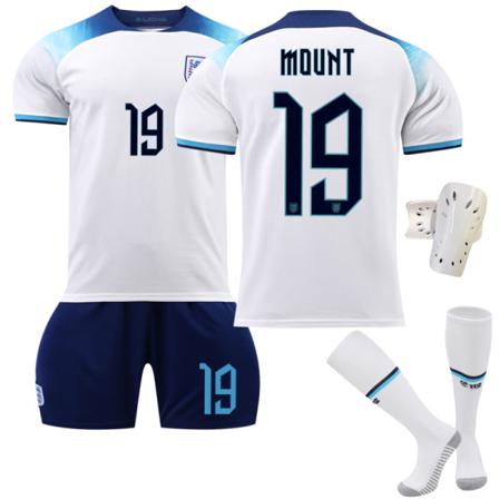 2022 Qatar World Cup England Hemma Fotbollströjor Set M