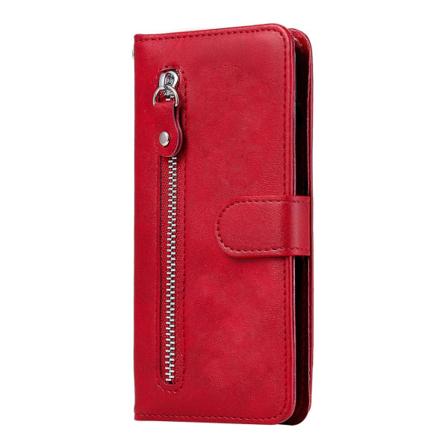 Case För Samsung Galaxy S20 5g Fodral Cover Case Plånboksfodral Magnetisk stängning Kortplatser Mjuk Tpu Premium Pu Läder Magnetic Flip - Röd Röd A
