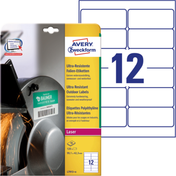 Avery Utendørsmerke hvit