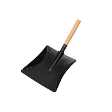 Sopskyffel stål med trähandtag