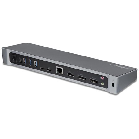 StarTech Triple-Monitor 4K USB-C Dock with 5x USB 3.0 Ports - 100W PD - dokkingstasjon - HDMI, DP