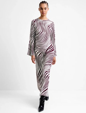 French Connection Ziggy Lara Viscose Dress - White - 34