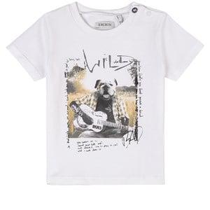 Kids - IKKS White Bulldog T-Shirt 12 Months - Tops - 12 months - White