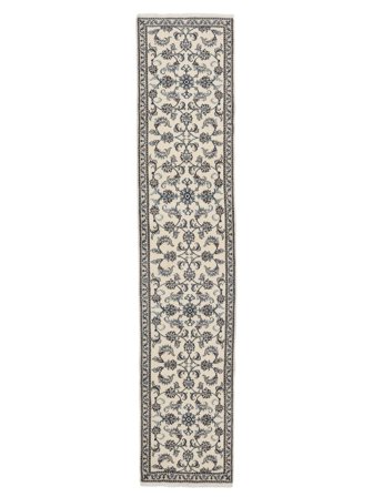 78X382 Tappeto Orientale Nain Beige/Giallo Scuro (Lana, Persia/Iran)