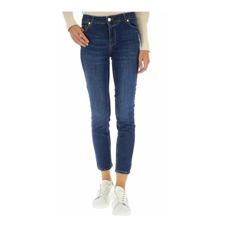 Silvian Heach Blue Cotton Jeans Pant , Blauw , Dames , Maat: W25