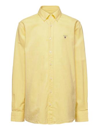 Archive Oxford Ls B.d Shirt Shirts Long-sleeved Shirts Gul GANT*Betinget Tilbud