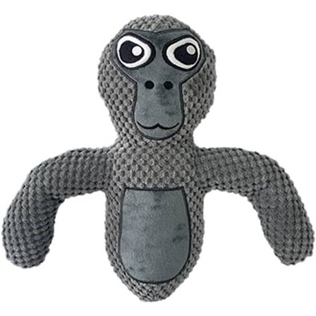 Gorilla Tag Plys, Gorilla Tag Plysdyr Bløde Plysdyr, Blød Plys Kastepude Dukke Legetøj, Grå