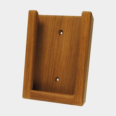 Teak mobile holder Roca, 6.6 x 1.4 cm