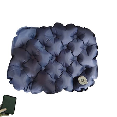 Oppustelig Siddepude 40D TPU, Letvægts Rejsepude til Camping & Hjemmebrug_OF