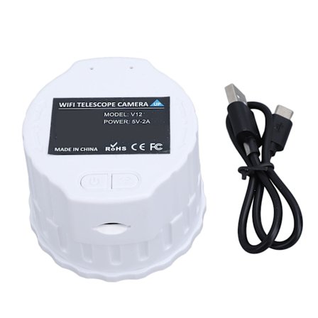 WiFi Trådlös 4MP Digital Okular Teleskopkamera 2K Videoinspelning Inbyggd WiFi för 1.18-1.97 tum Område med Mobilappar Elektronisk Visningsenhet