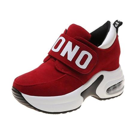 Kvinnor Casual Krokögla, Sneakers Skor red 7.5