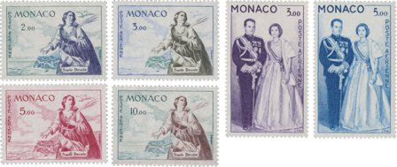 Monaco 1960-1961 - YT PA 73-78 - Postfrisk