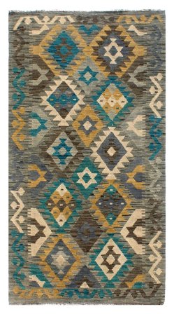 Kilim Afghan Old Style Rug 98X197 Wool, Afghanistan