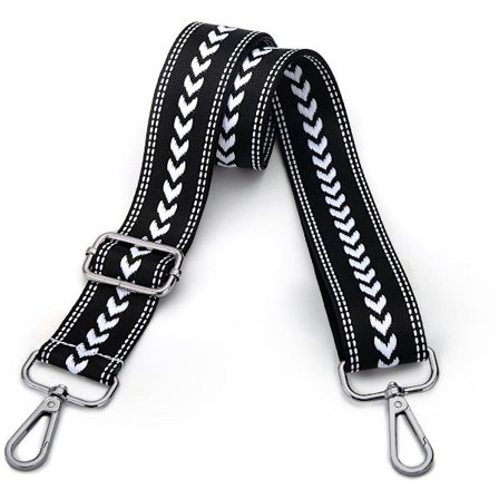 Plånbok med utbytbar rem, bred axelrem, justerbar axelrem, damhandväska