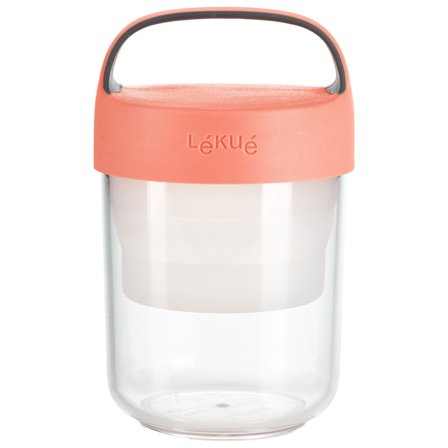 Lékué To Go-beholder 400 ml, coral' - 'Korall