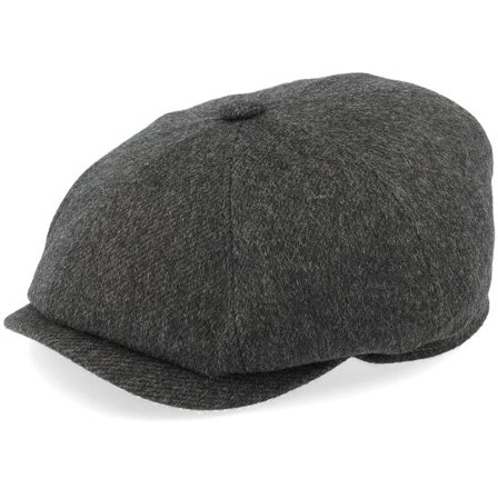 Stetson - Blå flatcap Keps - Hatteras Cashmere Navy Flat Cap @ Hatstore