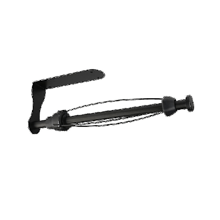 Papirhåndkleholder under skap, svart kjøkkenhylle, husholdningskjøkkenpapirholder