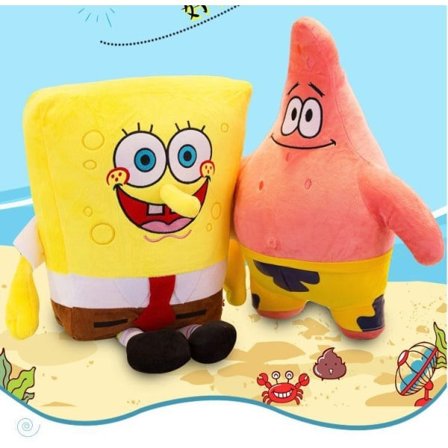 Svampebob Firkant Myk Kosedyr 35 cm