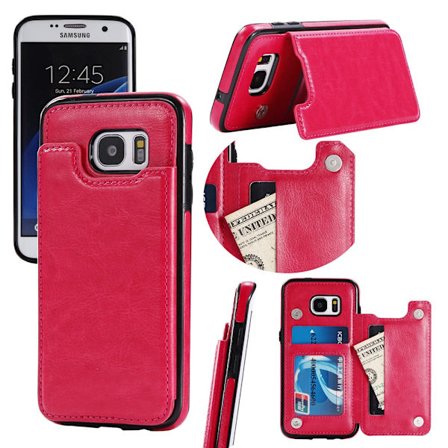 Samsung Galaxy S7 Edge - Elegant Plånboksskal