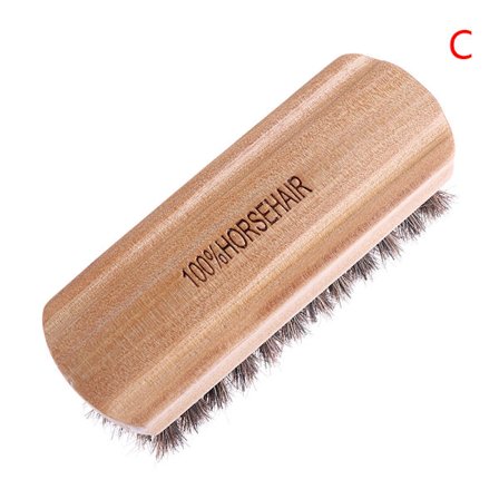 Tagel Skoborste Polish Naturläder Äkta hästhår Sof