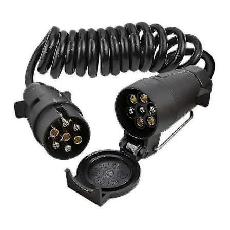 3 meter 7-polet forlængerkabel til trailer med trailerstik, 7-leder RV kabelstik