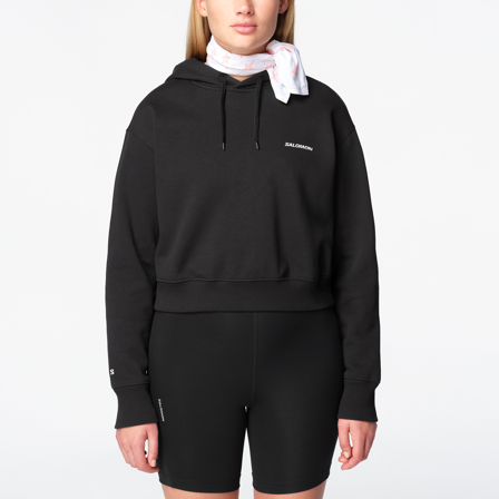 Salomon - Midlayer Salomon Logo Short Hd W - Deep Black