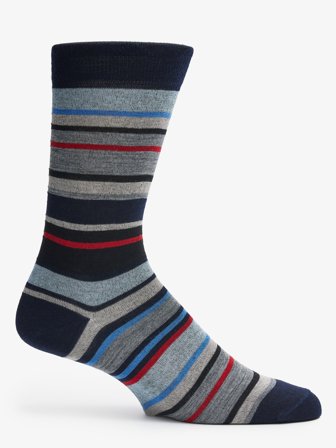 John Henric Men's Blue Socks Lugo Size 39-42