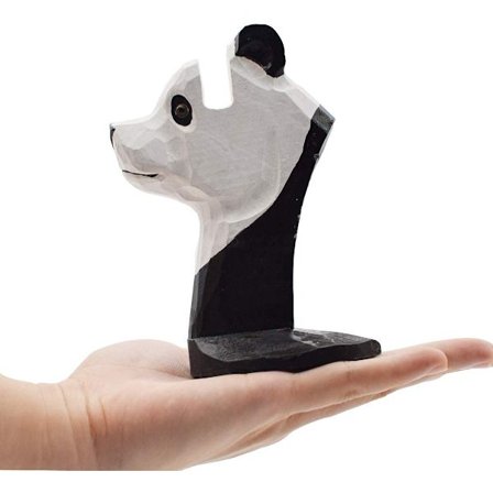 Håndskåret trebrillerholder for hjem, kontor, dekor