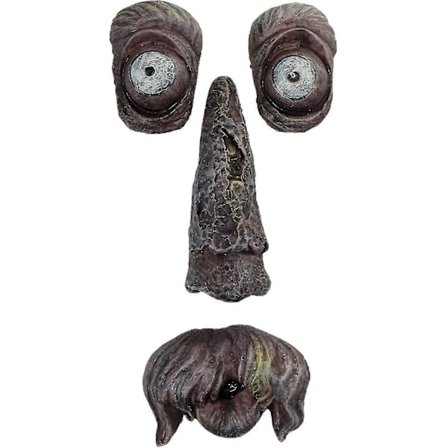 Havedræ Ansigt, Gammelt Mand Træ Ansigt Dekoration, Finurlige Resin Hugger Træ Ansigter