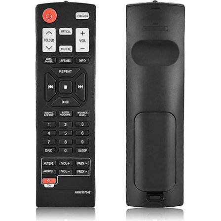 AKB73575421 Erstatningsfjernkontroll for LG Soundbar NB2420A NB3520A NB3520A2 NB3520ANB NB3530A NB3530ANB NB3532A NB4530B Universal LG Fjernkontroll