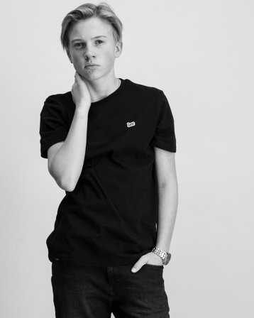 Lee Badge T-Shirt Zwart T-shirts Jongens - Kids Brand Store