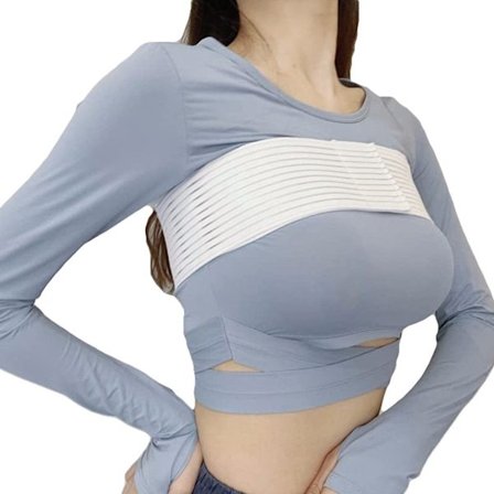 ING 1 Sports Stabilizer Strap Elastinen rintakehän kompressioside Säädettävä tarranauhakiinnitys Rintatukiside kuntoiluun, juoksuun ja urheiluun 