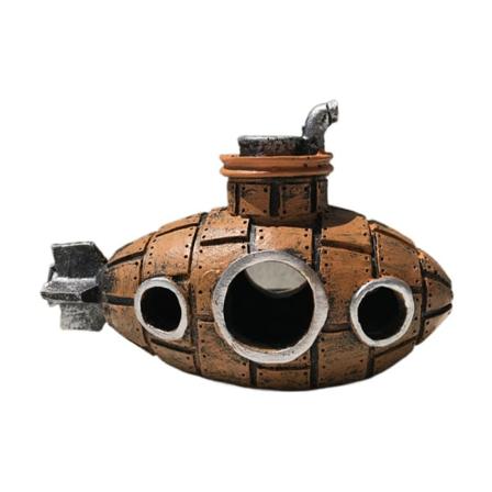 1 Resininen vedenalainen akvaariokoriste lisko betta katkarapu