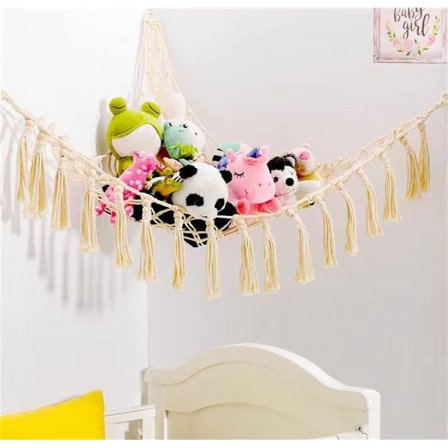 Net hængekøje til opbevaring af plyslegetøj